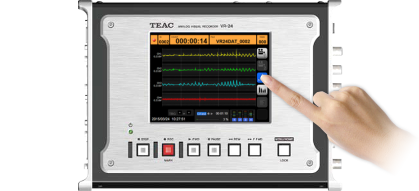 VR-24 Easy to PLAYBACK Waveform