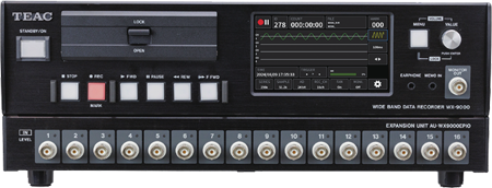 Wideband Data Recorder WX-9000 FRONT